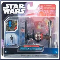 Special Forces TIE Fighter (Starfighter Class) from Star Wars - Micro Galaxy Squadron - Series 5 manufactured by Jazwares [Front]