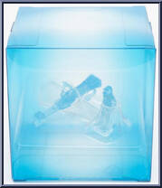 Speeder Bike (Hologram) from Star Wars - Micro Galaxy Squadron - Exclusives manufactured by Jazwares [Front]