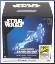 Speeder Bike (Hologram) from Star Wars - Micro Galaxy Squadron - Exclusives manufactured by Jazwares [Front]