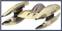 Vulture Droid (Light Armor) from Star Wars - Micro Galaxy Squadron - Series 4 manufactured by Jazwares [Loose]