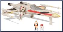 Wedge Antilles’s X-Wing (Damaged) (Starfighter Class) from Star Wars - Micro Galaxy Squadron - Series 4 manufactured by Jazwares [Loose]