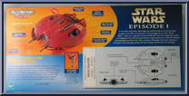 Droid Fighter from Star Wars - Micro Machines - Series Alpha manufactured by Galoob [Back]