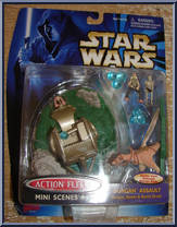 Gungan Assault from Star Wars - Micro Machines - Action Fleet - Mini Scenes manufactured by Galoob [Front]