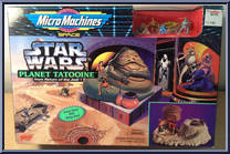 Planet Tatooine from Star Wars - Micro Machines - Playsets - Blue Grid Packaging manufactured by Galoob [Front]