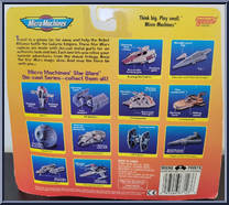 Tie Bomber from Star Wars - Micro Machines - Tie Fighter Packaging manufactured by Galoob [Back]