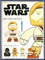 Obi-Wan Kenobi from Star Wars - Mighty Muggs - Series 2 manufactured by Hasbro [Back]