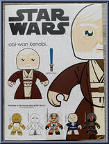 Obi-Wan Kenobi from Star Wars - Mighty Muggs - Series 9 manufactured by Hasbro [Back]