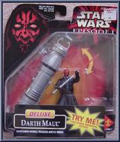 Darth Maul from Star Wars - Phantom Menace - Deluxe Figures manufactured by Hasbro [Front]