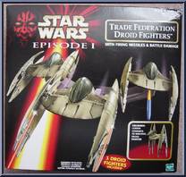 Trade Federation Droid Fighters from Star Wars - Phantom Menace - Vehicles manufactured by Hasbro [Front]