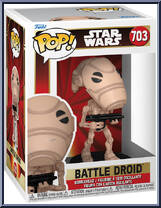 Battle Droid from Star Wars - Phantom Menace - 25th Anniversary Pop! manufactured by Funko [Front]