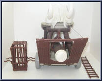 Ewok Battle Wagon from Star Wars - Power of the Force - Vehicles manufactured by Kenner [Loose]