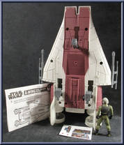 A-Wing Fighter from Star Wars - Power of the Force II - Vehicles manufactured by Kenner [Loose]