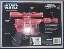 Eletronic Heavy Blaster BlasTech DL-44 from Star Wars - Power of the Force II - Role Play manufactured by Kenner [Back]