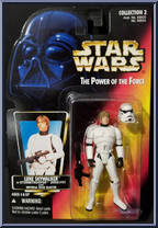 Luke Skywalker (Stormtrooper Disguise) from Star Wars - Power of the Force II - Red Card manufactured by Kenner [Front]