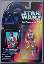 Luke Skywalker (X-Wing Pilot Gear) from Star Wars - Power of the Force II - Red Card manufactured by Kenner [Front]