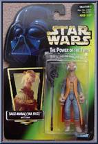 Saelt-Marae (Yak Face) from Star Wars - Power of the Force II - Hologram Green Card manufactured by Kenner [Front]
