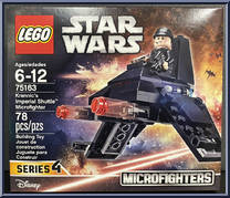Krennic's Imperial Shuttle Microfighter from Star Wars - Rogue One - Microfighters manufactured by Lego [Front]