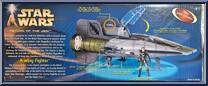 A-Wing Fighter from Star Wars - Saga - Vehicles manufactured by Hasbro [Back]