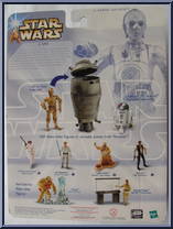 C-3PO (Tatooine Escape) from Star Wars - Saga - Ultra manufactured by Hasbro [Back]