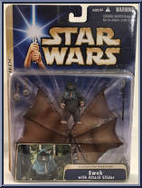 Ewok (with Attack Glider) (Assault on Endor) Action Figure