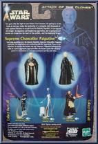 Supreme Chancellor Palpatine from Star Wars - Saga - Attack of the Clones manufactured by Hasbro [Back]