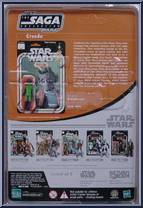 Greedo from Star Wars - Saga Collection - Vintage Saga Collection manufactured by Hasbro [Back]