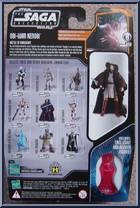 Obi-Wan Kenobi from Star Wars - Saga Collection - Battle of Coruscant manufactured by Hasbro [Back]