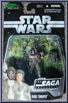 Rebel Trooper (Black) from Star Wars - Saga Collection - Battle of Endor manufactured by Hasbro [Front]
