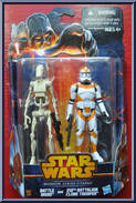 Utapau (Battle Droid / 212th Battalion Clone Trooper) from Star Wars - Saga Legends (2013) - Mission Series manufactured by Hasbro [Front]