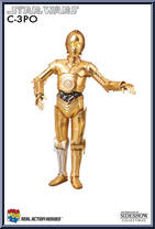 C-3PO (Talking Version) from Star Wars - Real Action Heroes manufactured by Sideshow [Loose]