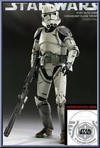 Coruscant Clone Trooper (Exclusive) from Star Wars - Militaries of Star Wars manufactured by Sideshow [Loose]