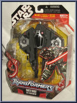 Darth Vader / Sith Starfighter from Star Wars - Transformers - Basic Series manufactured by Hasbro [Front]
