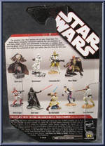 Darth Vader (Anakin Skywalker) from Star Wars - Unleashed - Battle Packs - Singles manufactured by Hasbro [Back]