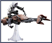 Speeder Bike (with Scout Trooper) from Star Wars - Vintage Collection (2018) - Return of the Jedi manufactured by Hasbro [Loose]
