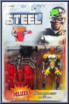 Steel (Mobile Barrier) from Steel - Deluxe Figures manufactured by Kenner [Front]
