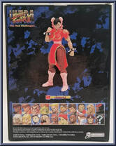 Chun-Li (Player 2 / Red) from Street Fighter - Ultra Street Fighter II manufactured by Jada Toys [Back]
