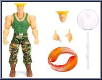 Guile (Green) from Street Fighter - Ultra Street Fighter II manufactured by Jada Toys [Loose]