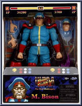 M. Bison (Player 2 / Blue) from Street Fighter - Ultra Street Fighter II manufactured by Jada Toys [Front]