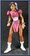 Chun Li (Player 2, Pink) from Street Fighter - Round 2 manufactured by ReSaurus [Loose]