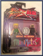 Guile vs Raven from Street Fighter X Tekken - Minimates - Toys R Us - Wave 1 manufactured by Hasbro [Front]