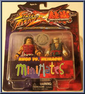 Hugo vs Heihachi from Street Fighter X Tekken - Minimates - Toys R Us - Wave 1 manufactured by Hasbro [Front]