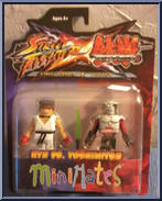 Ryu vs Yoshimitsu from Street Fighter X Tekken - Minimates - Basic Series manufactured by Hasbro [Front]