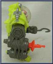 Dr. Piranoid (Yellow Armor) from Street Sharks - Series 1 manufactured by Mattel [Loose]