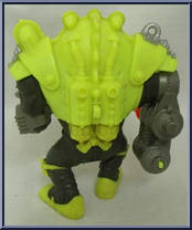 Dr. Piranoid (Yellow Armor) from Street Sharks - Series 1 manufactured by Mattel [Loose]