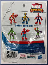 Green Goblin from Super Hero Adventures - Mini manufactured by Hasbro [Back]