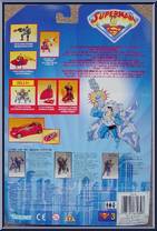 Superman (City Camo) from Superman - Animated Series - Deluxe Figures manufactured by Kenner [Back]
