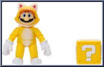 Cat Mario (Question Block) from Super Mario Bros. - Movie - 5" Scale manufactured by Jakks Pacific [Loose]