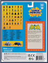 Batman (Black and Grey) from Super Powers - Basic Series manufactured by McFarlane [Back]