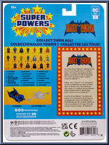 Batman (Black Suit) from Super Powers - Basic Series manufactured by McFarlane [Back]