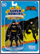 Batman (Black Suit) from Super Powers - Basic Series manufactured by McFarlane [Front]
